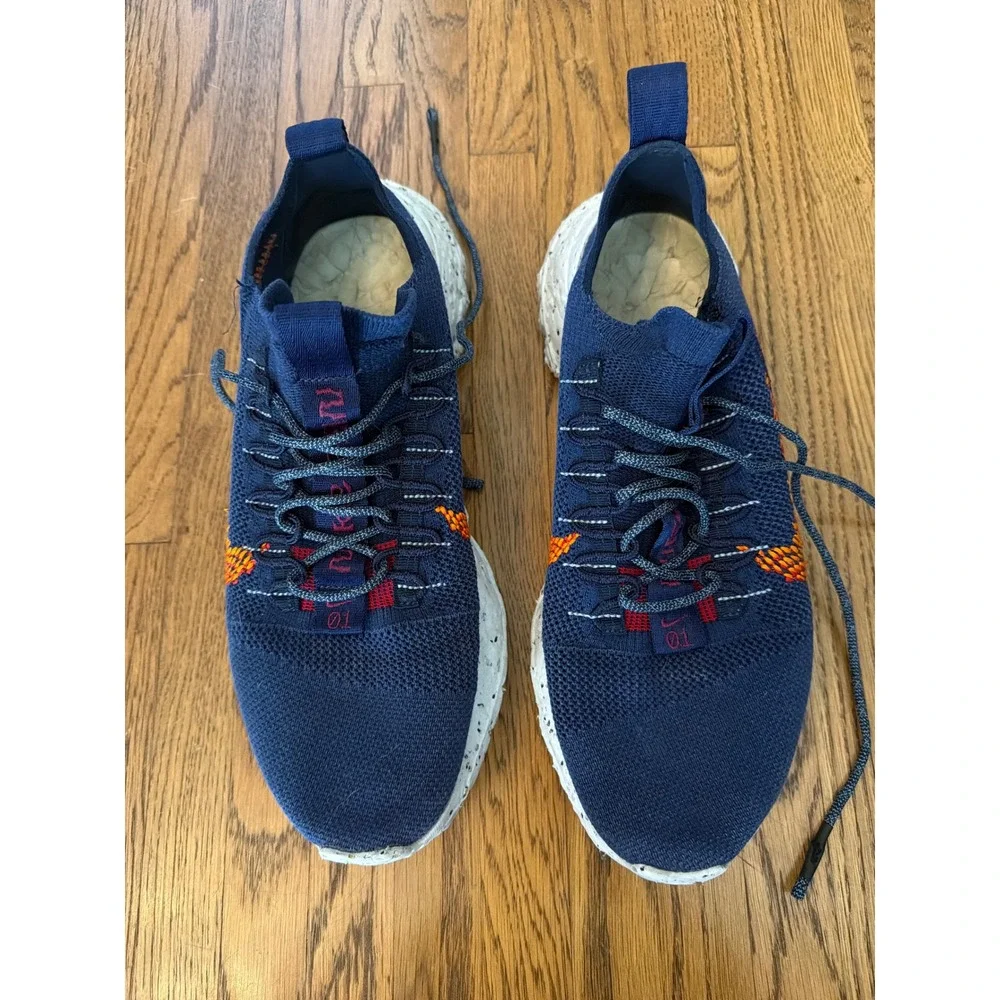 Nike Space Hippie 01 Midnight Navy Orange Sneakers Knicks Mens 11